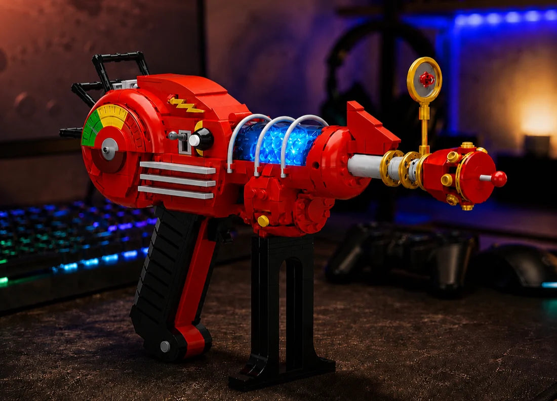 Glowing Ray Brick Gun